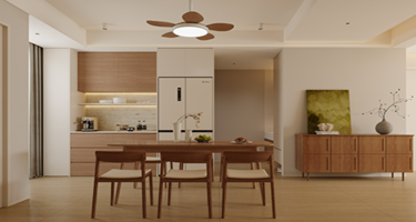 餐厅照明设计：吸顶灯与吊灯的完美融合