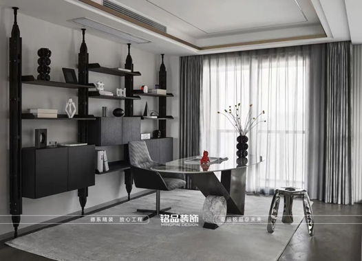 诸暨滨江左岸排屋—现代轻奢装修