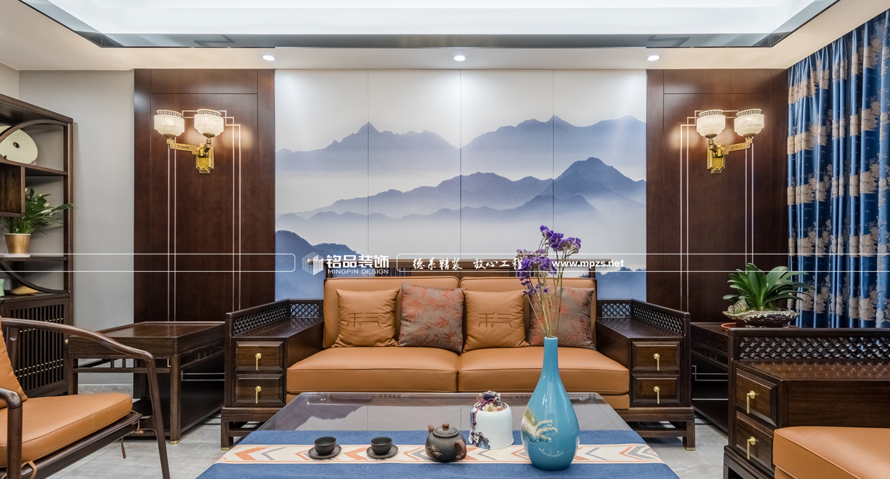 诸暨帝景——四居室新中式装修
