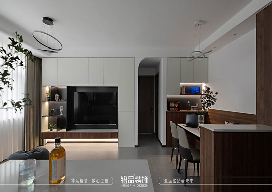 诸暨世纪江湾——三居室现代装修