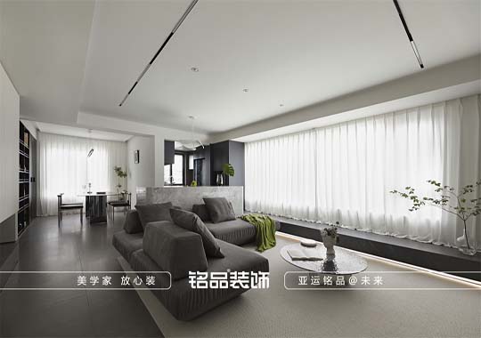 诸暨香湖明月——四居室现代装修