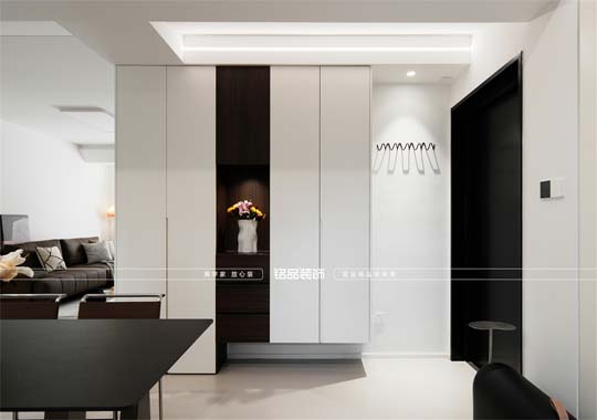 诸暨东麟府——三居室现代极简装修